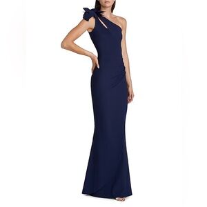Chiara Boni La Petite Robe Gosia One-Shoulder Gown Size 2